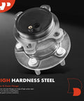 Rear Wheel Bearing And Hub Assembly For Ford Transit Connect Five Lug 2014 To 2018 High Load Capacity Ball Bearing Top View
