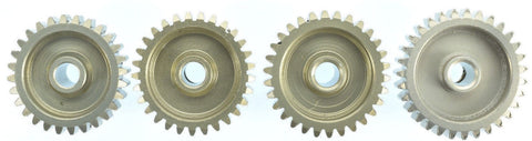 48 Pitch Aluminum Pinion Gear Set for RC Cars, Trucks and Off Road Rigs, Fits Motors With One Eighth Inch Output Shaft, Works With Most 540 And 550 Size Motors, Lightweight Aluminum Build, Includes Four Set Screws