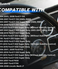 Compatibility list for Straight Bolt On Rear Center Abs Wheel Speed Sensor Real Deal Fix For Ford F150 F250 F350 Super Duty Trucks.