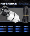Fresh Tensioner Idler Pulley And VRibbed Serpentine Belt Kit For Kia Hyundai Santa Fe Sport Sonata Tucson Optima Sorento Sportage 2011 To 2015 Smooth Ride Repair, reference numbers shown