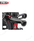 Universal Motorcycle Foot Pegs For Rearsets Heavy Duty Beefy Billet 6061T6 Aluminum Footrests Black Finish Replacement Parts 1 Pair