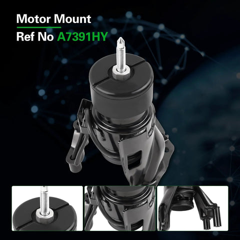 Heavy Duty Engine And Transmission Mount Kit For 2013 To 2024 Murano, 2013 To 2020 Pathfinder, 2014 To 2020 QX60, And 2013 JX35 3.5L V6 AWD