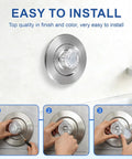 Easy Swap No-Hassle Shower Handle Replacement Kit for Posi-Temp Tub and Shower Faucets installation steps