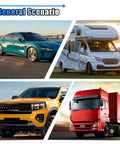 General scenario of cars, RV, truck, and SUV, showcasing various vehicles using No Sweat Oil Change Pump Extractor 12V.