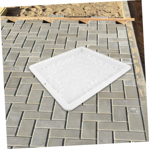 DIY Landscaping Edging Paver Molds For Concrete Paths And Patio Stones Garden Paving Forms Easy To Use Floor Mold Kit on paving setup