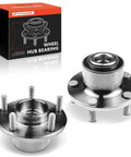 2 Pack Front Wheel Bearing And Hub Assembly 5 Lug Easy Swap For Mazda 3 2004 2005 Built Before January 5 2005 Replacement Pair