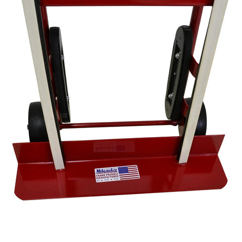 Heavy Duty Appliance Hand Truck 800 Pound Workhorse With Ratchet Strap For No Sweat Moving Flip Up Handle Plus Six Inch Solid Rubber Wheels Built Tough In Usa