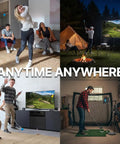 Indoor Outdoor Golf Simulator With Swing Stick And Game Changing Motion Sensor 3D Swing Analysis in various settings