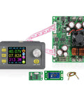 DC 6-60V To 0-50V 20A Constant Current Step-Down Buck Power Supply Module with Voltmeter and components displayed.