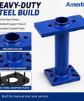 Pro Rear Axle Bearing Puller And Installer Tool Kit For Toyota Tacoma Tundra 4Runner Hilux T100 1995 To 2020 Fits Remove Wheel Bearings And Abs Tone Rings Using 4 Bolt Drive Blue Set Makes Job Quick So You Can Drive Without Stress. heavy-duty steel rear axle service tool with welded collar and adapter plate