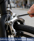 Adjusting bike brakes with Eight Piece One Eighth Inch Ball End Hex Keys Set Long Allen Wrench Pro Grade Chrome Vanadium Steel