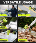 Cordless Leaf Blower For Quick Yard Cleanup Beast Mode Power Portable Dust And Debris Blower in versatile usage scenarios