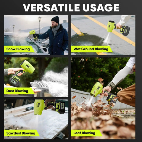 Cordless Leaf Blower For Quick Yard Cleanup Beast Mode Power Portable Dust And Debris Blower in versatile usage scenarios