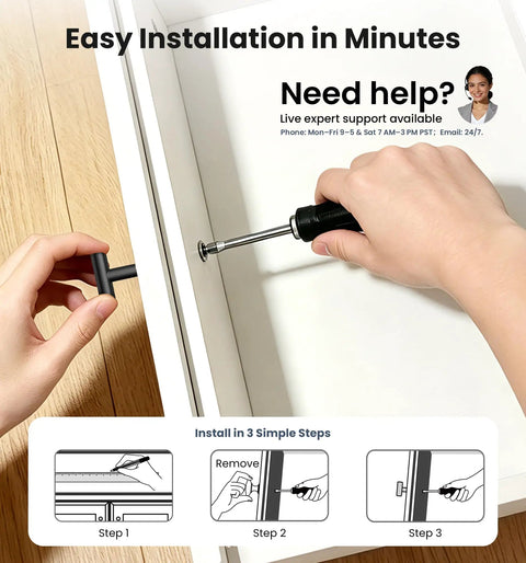 Installing 10 Pack Matte Black 2 Inch T Bar Cabinet Knobs Stainless Steel Single Hole Kitchen Cabinet Handles Drawer Pulls