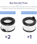 Replacement HEPA Filter Set For VortexIQ 40 Cordless Vacuum Cleaner 3 Pack Includes One Main Filter And Two Pre Filters White Official