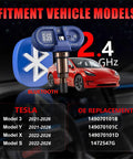 Bluetooth TPMS Sensor For Tesla Model 3 Model Y Model S And X Direct Fit With Stable Signal Auto Pairing Plug And Play No Programming Required OE Style Tire Pressure Monitoring For 2020 To 2026 for Tesla Model 3, Model Y, Model X and Model S