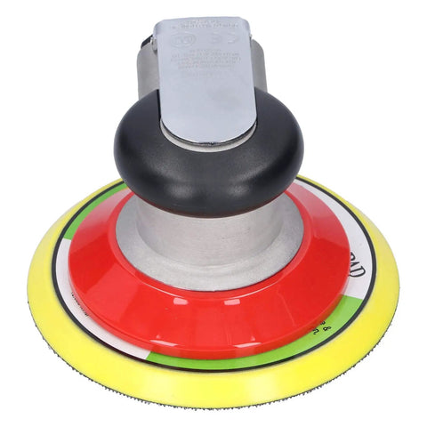 Top view of Beast Industrial Pneumatic Sander Polishing Tool Pro Grade For Smooth Metal Grinding High Hardness Steel Movement CNC Machining