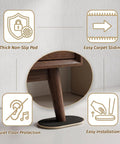Image showing Eight Pack Heavy Duty Furniture Sliders For Carpet And Hardwood Flooring Featuring A Thick Cushioned Buffer with non-slip pad and easy sliding features.