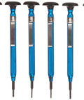 6-Piece Slot And Phillips Screw Extractor Set With Reversible Dual-Ended Drivers For Small Jobs And Stripped Screws