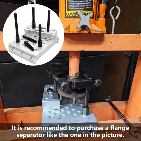 Universal Drill Press Support Block Plate Tool Set Kit for 30 Ton Capacity bearing and bushing repair installation on press machine