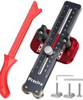 Thin Rip Jig and Push Stick for Table Saws, Aluminum Alloy Guide for fast, slick, accurate narrow strip cuts, and repetitive rip setup.