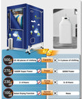 Go-To Ultimate Portable Clothes Dryer Rack 67 Inch Three Tier Foldable Dryer For Apartment Indoor Travel RV Energy Saving 110V 1600W Holds Up To 35 Lbs Dries 25-40 Items At Once comparison with another product highlighting features and benefits.