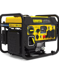 5500 Watt Dual Fuel RV Ready Portable Open Frame Inverter Generator with Quiet Technology, control panel view