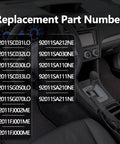 Replacement part numbers for Subaru Sun Visor Mount Clip Gray Driver Side Repair Bracket For Forester Impreza Crosstrek WRX STI.