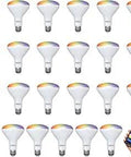 Smart BR30 LED Light Bulb For Indoor Flood Lighting, 9W (60W Equivalent), Multicolor And White, WiFi enabled bulbs with smartphone control