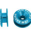 Light Blue Quick Release Bumper Fastener Kit With 24mm Diameter And 11mm Height, Set Of 4 Fasteners for car bumpers
