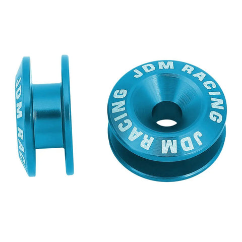 Light Blue Quick Release Bumper Fastener Kit With 24mm Diameter And 11mm Height, Set Of 4 Fasteners for car bumpers