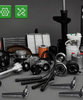 Assorted trailer jack parts including Three Piece Zinc Alloy Clamping Lever Thumb Ratchet For Trailer Jack Handle Ratcheting Wrench.
