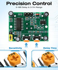 Five Pack HC-SR501 PIR Motion Sensor Modules Dope DIY Kit With 5-18S Adjustable Delay Ultra Low Power 4.5-20V 100 Degree Field Of View And 3-7m Range Perfect For Arduino Raspberry Pi Projects And STEM Education, circuit board with sensitivity and delay knobs