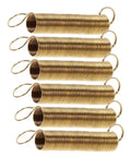 Clock Tension Springs Replacement Kit For Wall Clocks And Alarm Clocks with alloy extension springs and hooks shown in gold metal