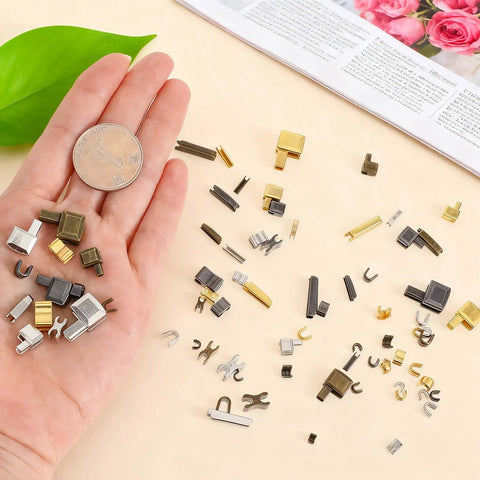 80 Piece Zipper Stops Kit For Bags Backpacks Coats Jackets And Jeans Metal Zipper Repair Set With Size 3 5 8 10 Latches