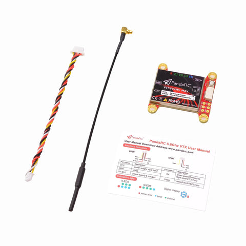 Long Range 5.8 GHz FPV VTX With OSD Switchable 0mW To 1000mW hardware and manual for FPV drones