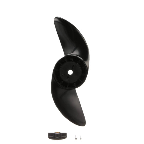 Beefed Up 2 Blade Power Prop For Trolling Motors 3 Inch Hub Weedless Design With Shallow Water Option Includes Prop Pin And Nut