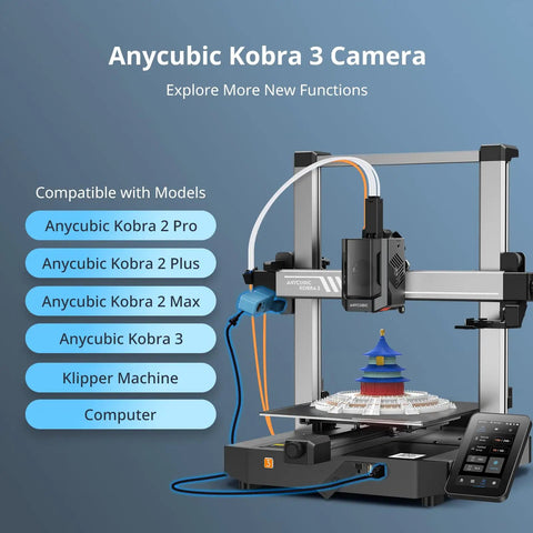 Kobra 3D Printer Camera For Real Time Remote Video Monitoring And Ultra Clear Live View Easy Setup DIY Frame on 3D printer