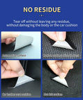 Heavy Duty Hook And Loop Strips Set Of 20 With Super Sticky Back Adhesive on various surfaces without residue