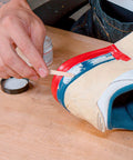Applying Leather Repair Filler For Holes Tears And Scratches In Leather Car Seats Furniture And Shoes DIY Friendly Flexible And Paintable For Seamless Repairs Made In USA 2 Fl Oz on shoe