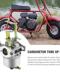 Carburetor Tune Up Kit Replacement For Coleman CT100U CC100X SK100 Mini Bike Go Kart Predator 79cc 97cc 3HP Gas Engines Powermate Edger 152F 154F 156F Red Pro Grade DIY Friendly