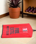 Rugged Outdoor Fire Extinguisher Cover With Quick Install Mount And Inspection Tag Pocket for wall or truck mount on tiled floor