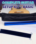 18 Inch Fret Leveling Beam Guitar Fret Leveler Kit With Complete Tool Set 12 Sandpaper Sheets From 120 To 1000 Grit Storage Bags