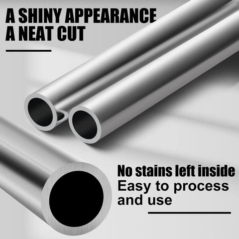 Heavy Duty 2 Pack 1 Inch OD Aluminum Round Tubing 0.12 Inch Wall 24 Inch Long 6061 Aluminum Tube For Furnishings DIY Projects Machinery Silver Build It Like A Pro