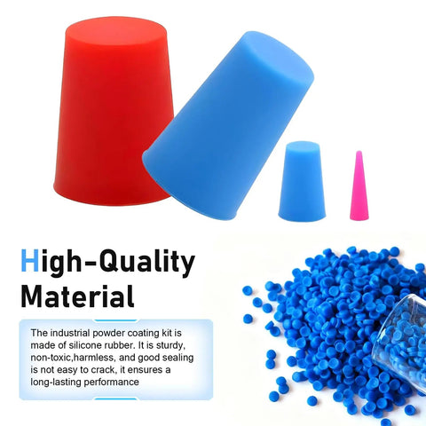 High Grade Silicone Rubber Tapered Plugs Assortment Kit 250 Pcs Heat Resistant Stoppers Protect Holes From Dust Paint Sprays And Coating Jobs With Durable Flexible Plugs For Any Size Gap Up To Half Inch, assorted sizes