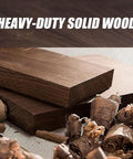 Close-up of heavy-duty solid wood used in Two To Three Tier AV Media Stand With Shock Absorbing Feet