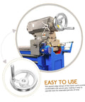 Crank Handle Handwheel for Lathe Carbon Steel Revolving Knob Edge Design on milling machine in workshop