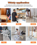 Labor Saving Arm Jack 8 Inch Multifunctional Furniture Lifter Jacks For Installing Cabinets And Doors Heavy Lifting Made Easy Up To 220 Lbs With Height Adjustment From 0.2 To 3.9 Inches Two Piece Solid Rods in various installation uses.