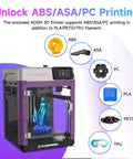 Enclosure Accessories Kit For Adventurer 5M DIY Enclosure Set with Plates and Screws for ABS ASA PC Printing Pet Friendly Design