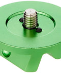 Green Star Adventurer Ball Head Adapter with 3/8 inch threaded post, dovetail compatible for telescope rig mounting in astrophotography gear.